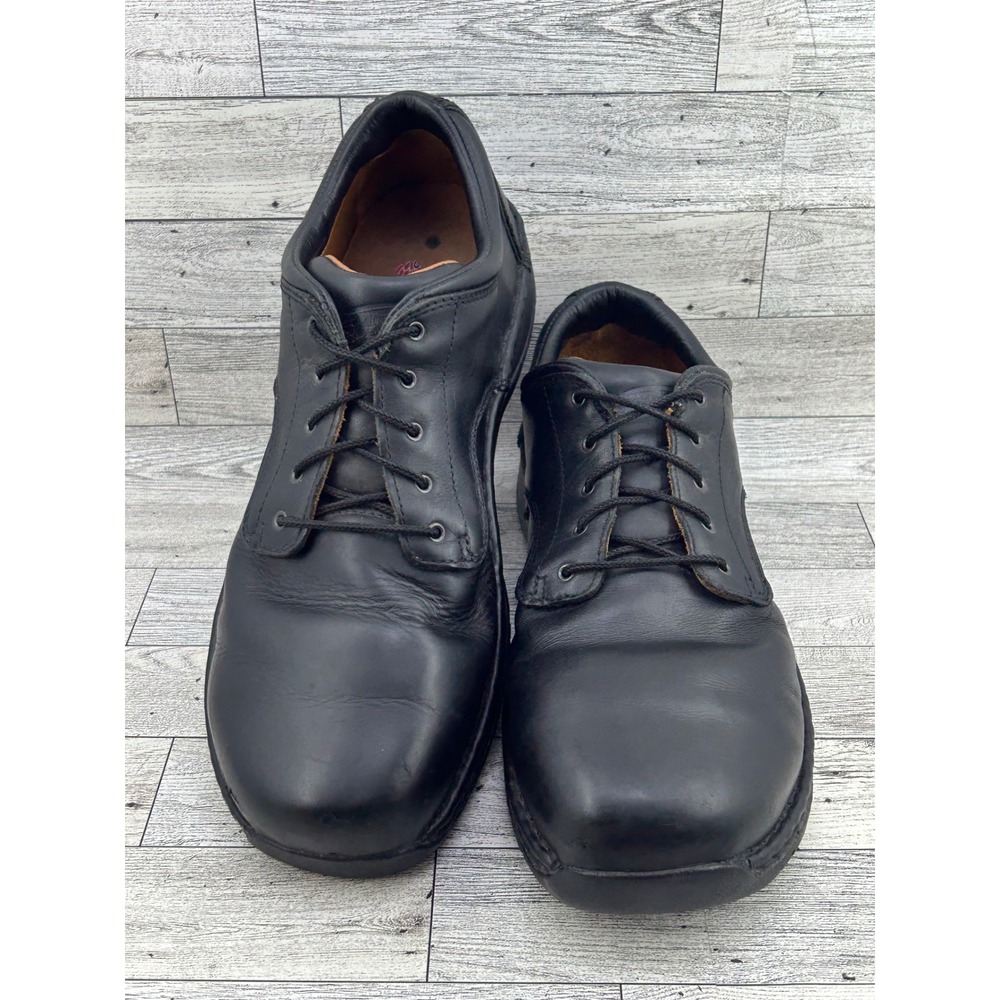 Red Wing Shoes 6703 Men Black Leather Oxford Work Shoes 11.5 EE Slip Resistant